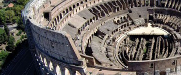 roma vista dal drone