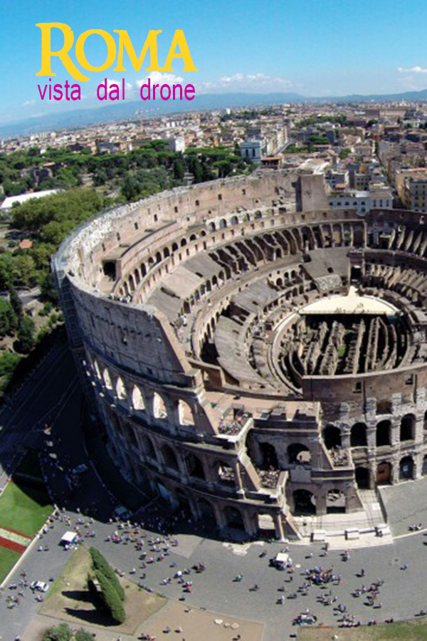 roma vista dal drone