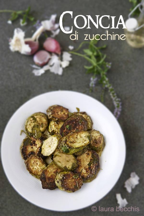 concia di zucchine o zucchine marinate?