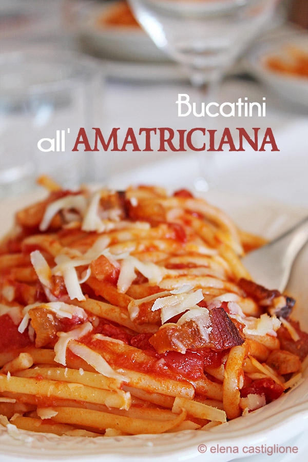 Bucatini all'amatriciana