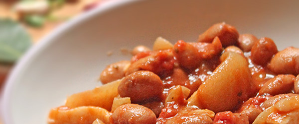 Fagioli e cotiche alla romana