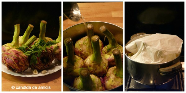 la ricetta dei carciofi alla romana