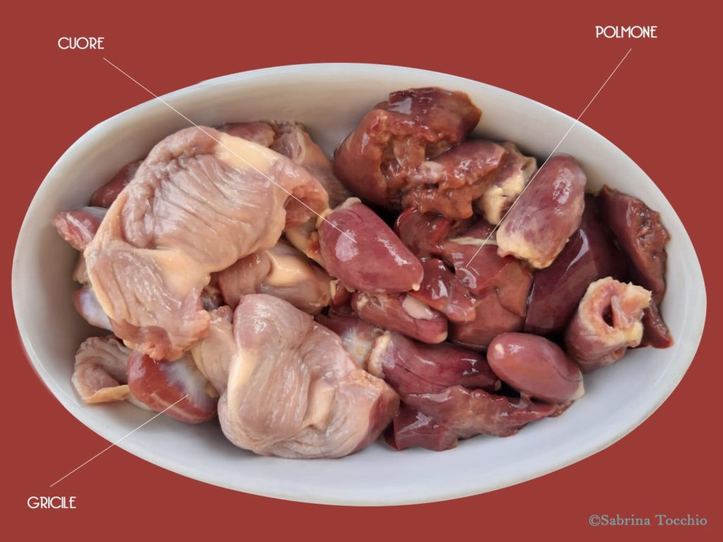 interiora di pollo