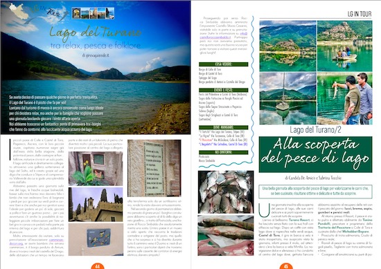 Lago del Turano su Lazio Gourmand-Magazine n 1