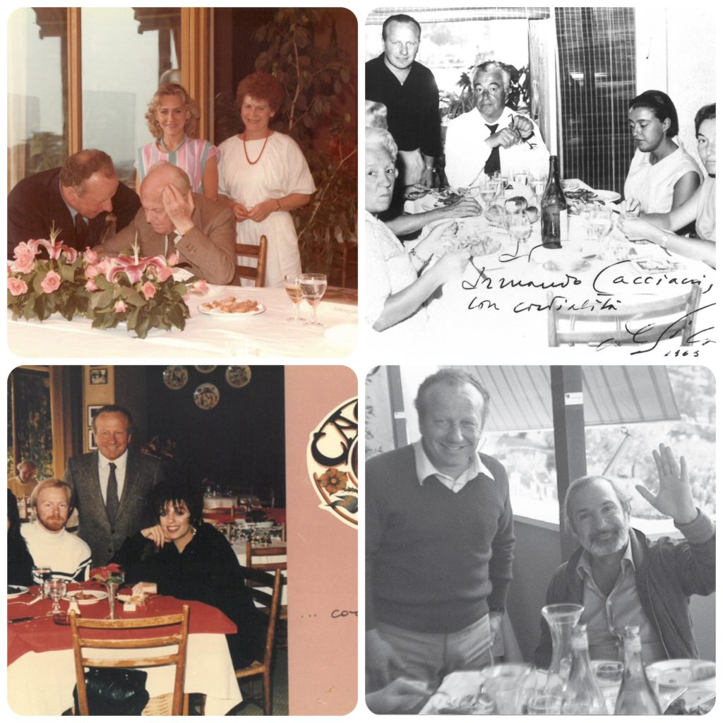 Ristorante Cacciani personaggi famosi