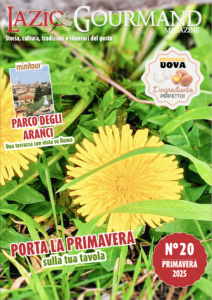 Copertina Lazio Gourmand magazine PRIMAVERA 2025